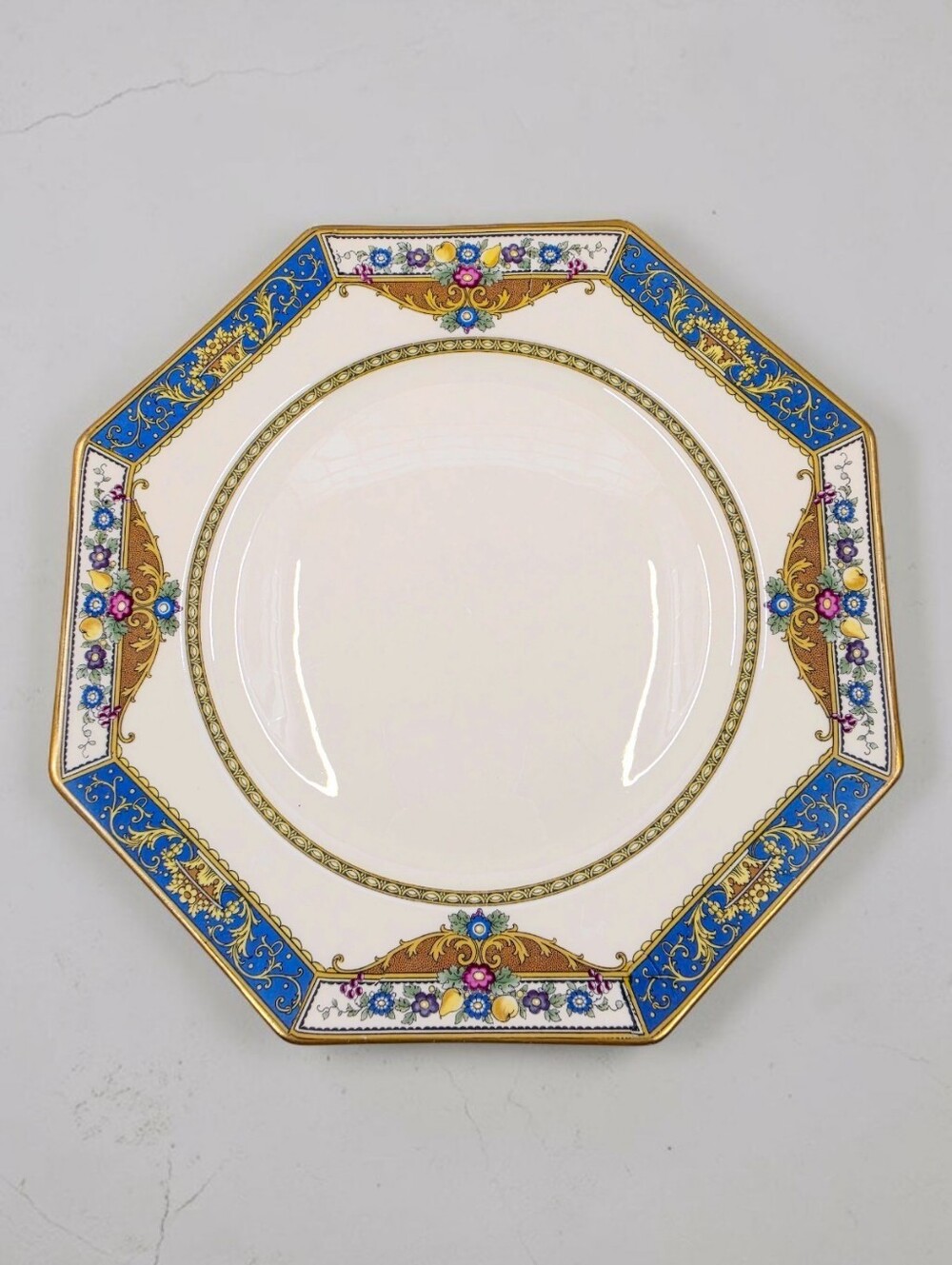 Rosenthal Continental Parsival Octagonal Cream Salad Plate Set Of 2 Bavaria